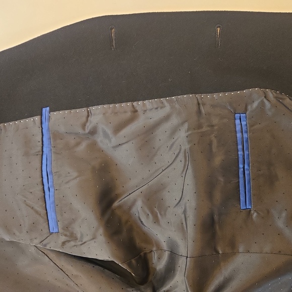 Tommy Hilfiger 100% Cashmere Single Breasted Sports Coat Blazer Black 44R - Picture 10 of 11